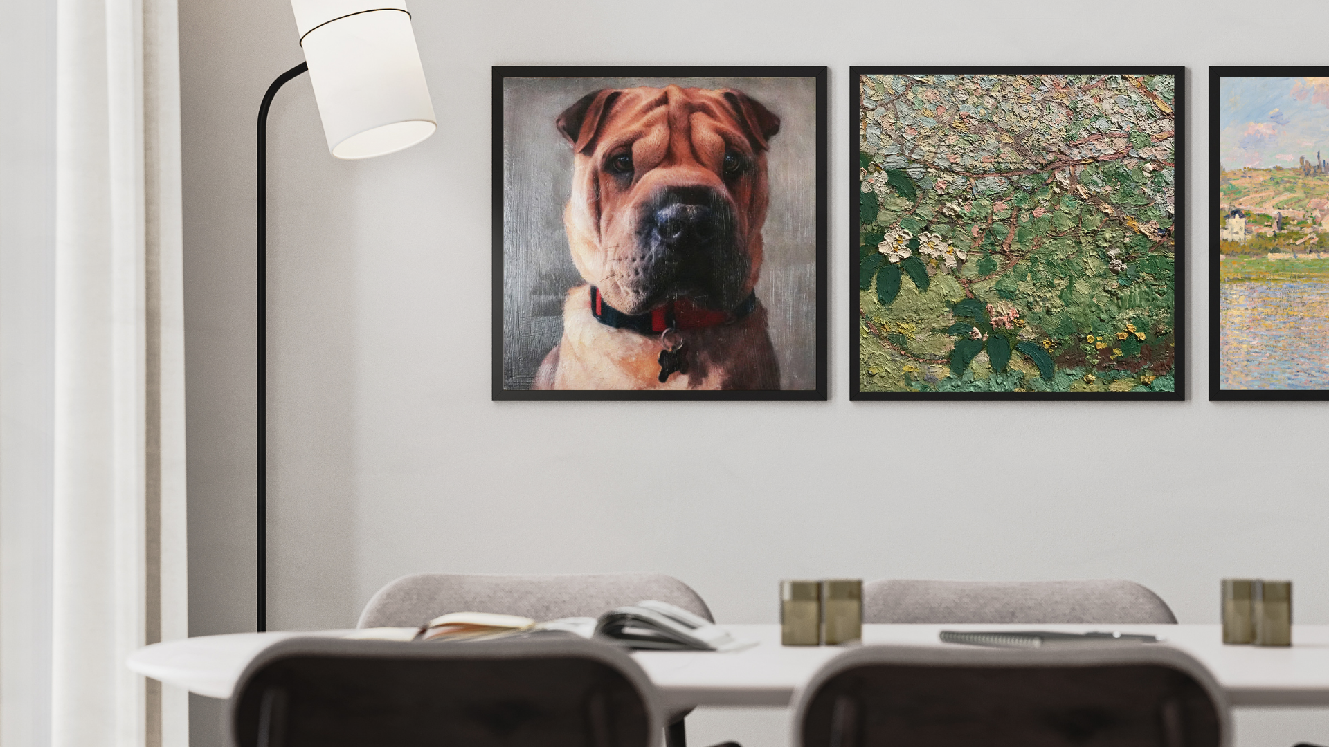 Framed Oil on Canvas portrait, ready to hang